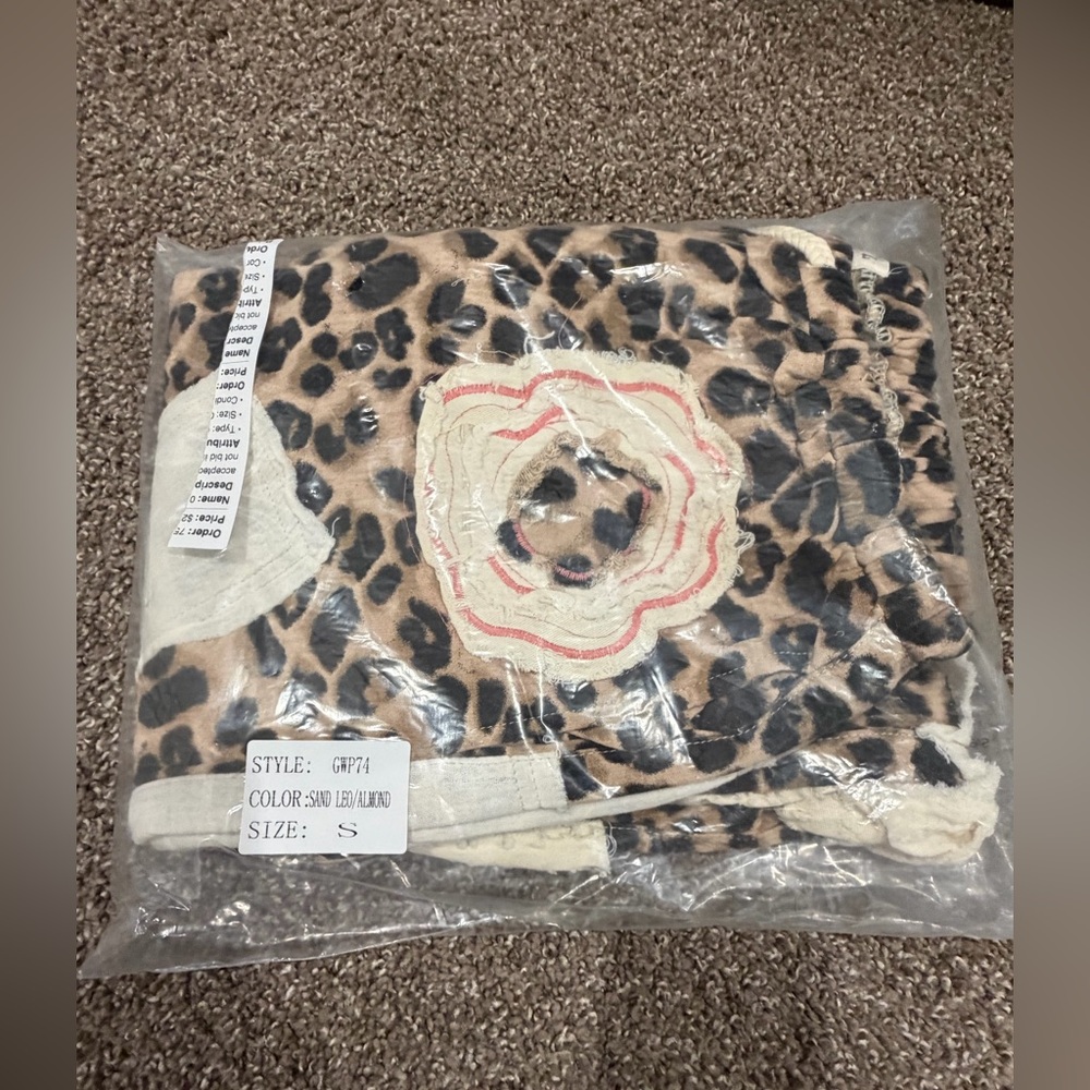 POL Leopard Patchwork Wide Leg Pants NWT - image 6